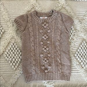 Joe Fresh Brown Cable Knit Sweater Dress